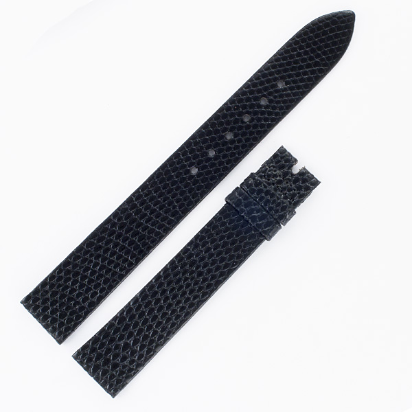 Corum black lizard strap (15x14) image 1