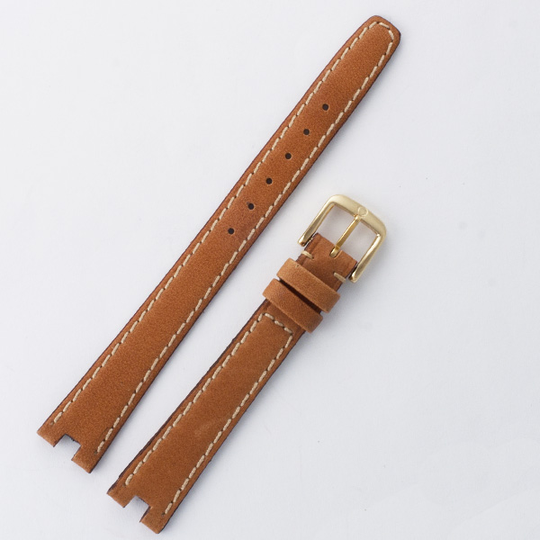 Omega light brown calf skin strap with buckle (13x10) image 1