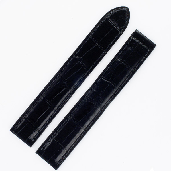 Cartier black alligator strap (18x18) image 1