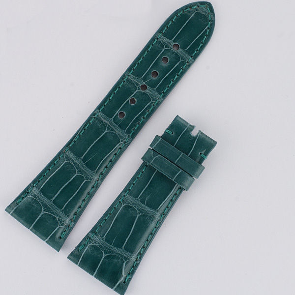 Cartier green strap (24x18) 4 1/8" & 2.5" long image 1