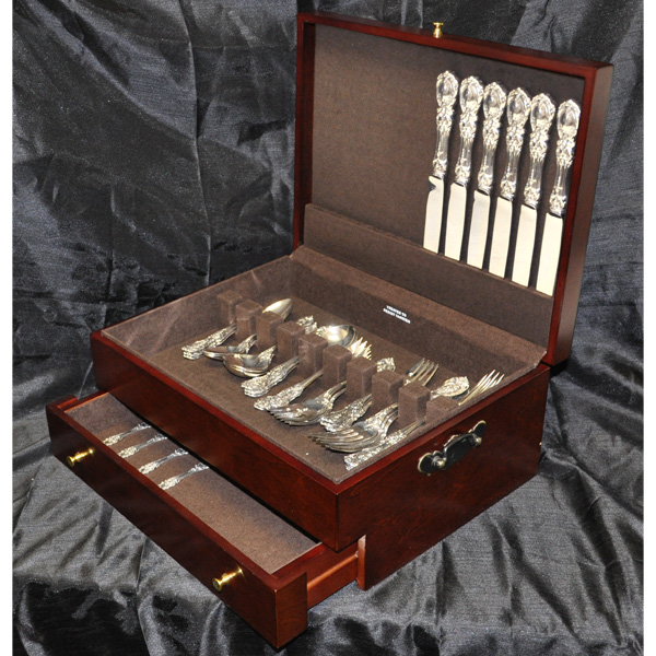 Reed & Barton "Francis I" Sterling Silver Flatware Set. 6 pc service for 6 - 39 total  pcs. image 1