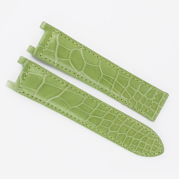 Cartier green alligator strap for Pasha (20x18) image 1