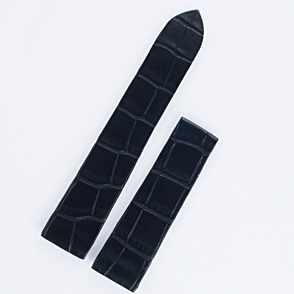 Cartier Matte Black Alligator Strap (18x16) image 1