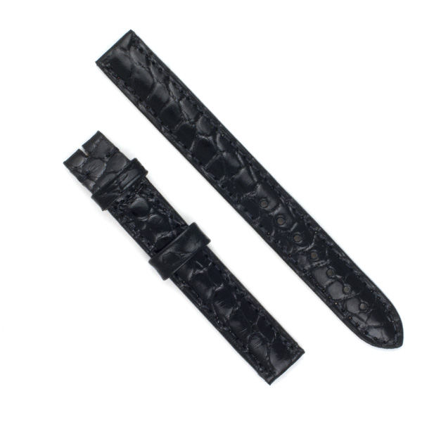 Cartier Shiny Black Alligator Strap (12x12) image 1