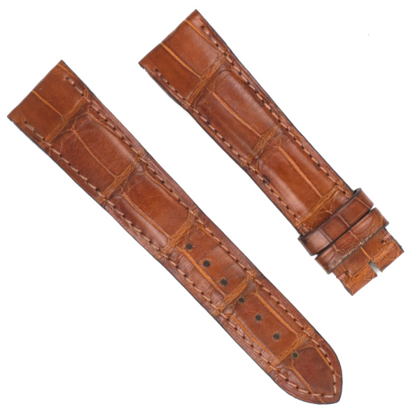 Cartier Used Brown Alligator Strap (18x16) image 1
