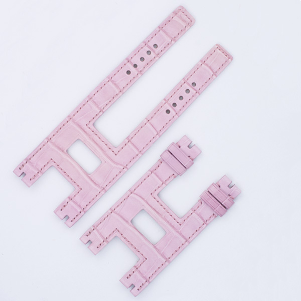 Roger Dubuis Follow Me F18 long pink alligator strap 12.5x12.5. image 1