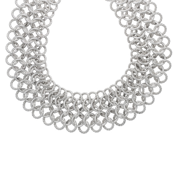 David Yurman sterling silver choker necklace image 1