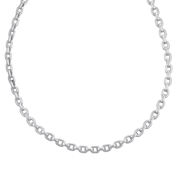 Original Cartier 18k white gold chain necklace. 16 inch length. image 1