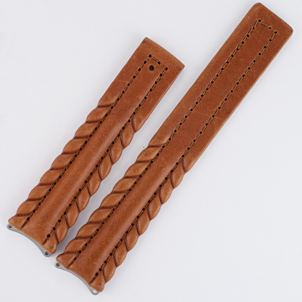 Tag Heuer brown leather strap (18x16) image 1