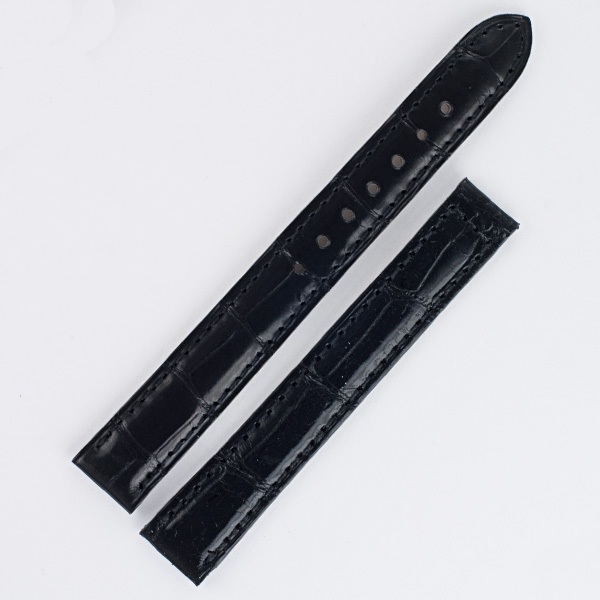 Cartier black alligator strap (13x12) image 1