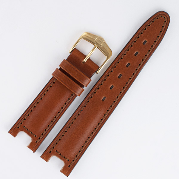 Tag Heuer brown leather strap with buckle (20x18) image 1