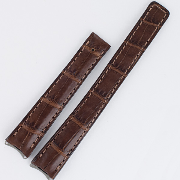 Tag Heuer brown alligator strap (15x12) image 1