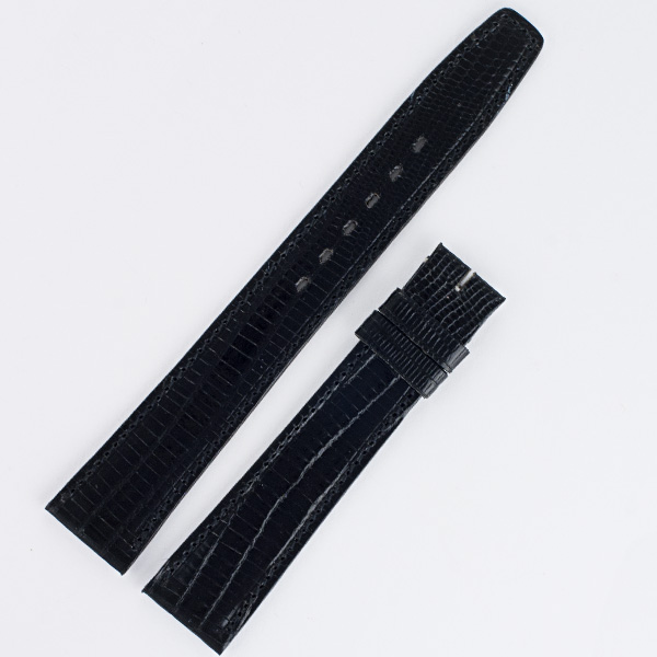 Omega black lizard strap (17x14) image 1