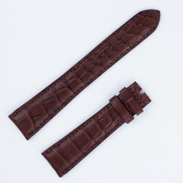 Patek Philippe brown alligator strap (19 x 16) image 1