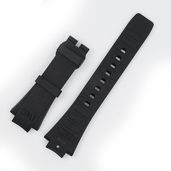 IWC black rubber strap (15 x 18) image 1
