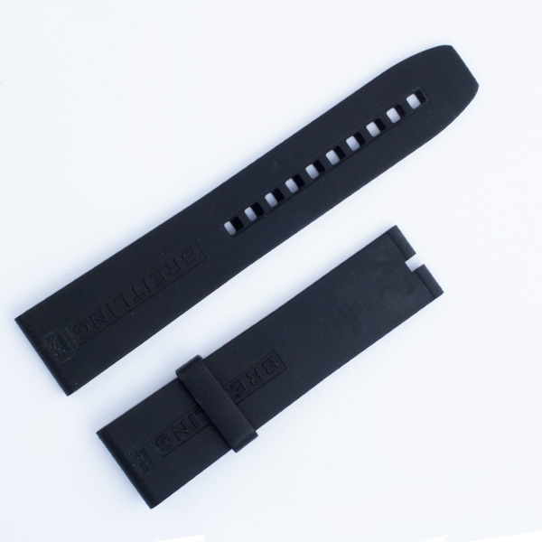 Breitling black rubber strap (22 x 19) image 1