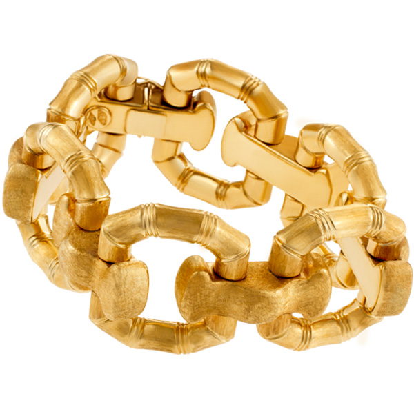 18k yellow gold bracelet image 1