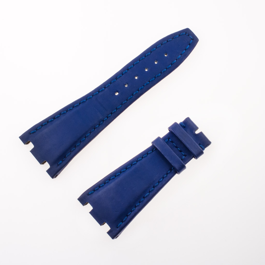 Audemars Piguet blue leather strap (28 x 18) image 1