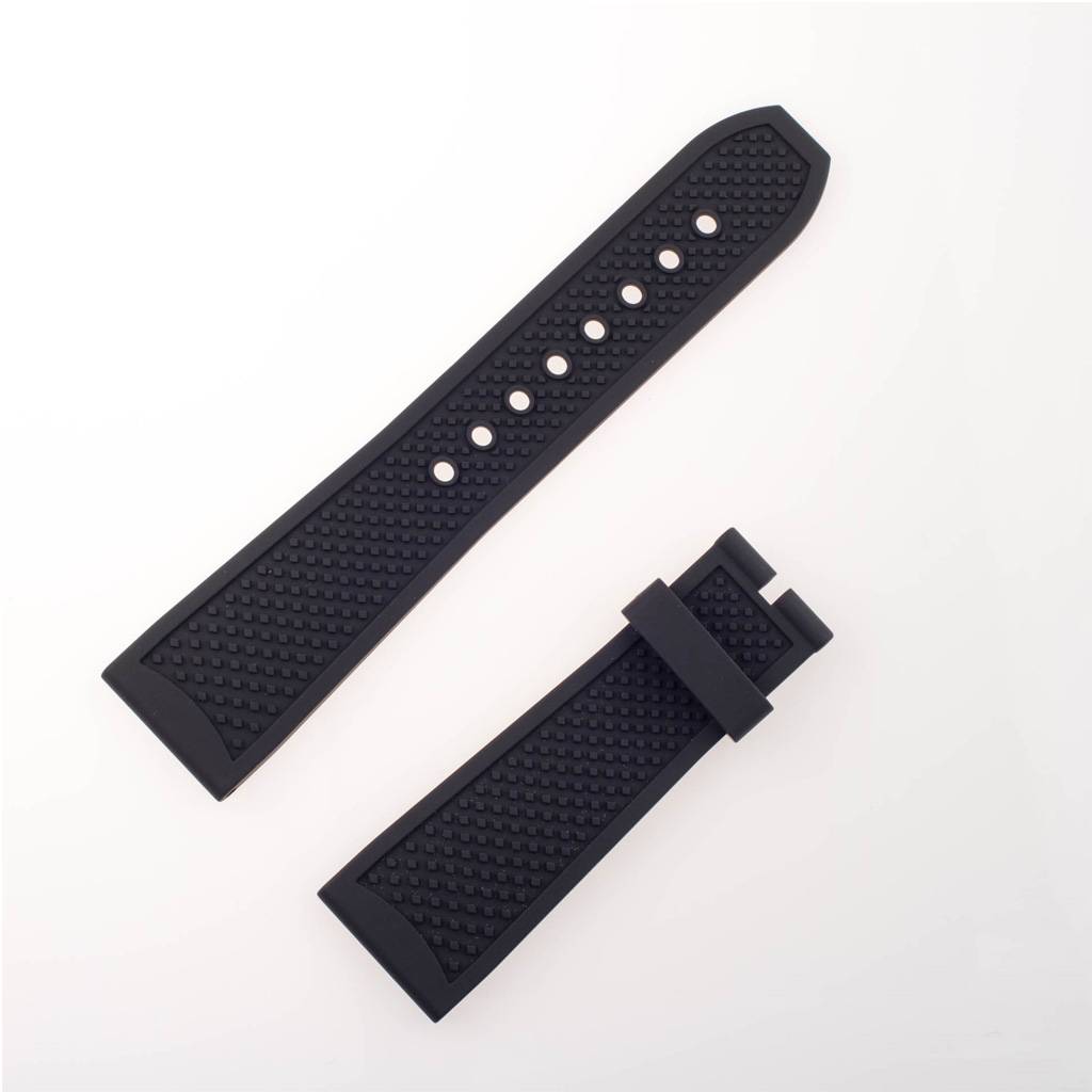 Calibre De Cartier Diver black rubber strap. (24 X 19) image 1