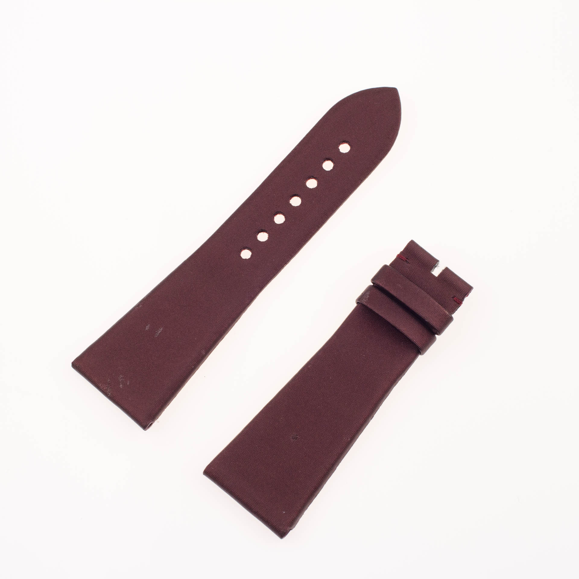 Cartier burgundy / bourdeaux satin strap (24x18) for tang buckle image 1