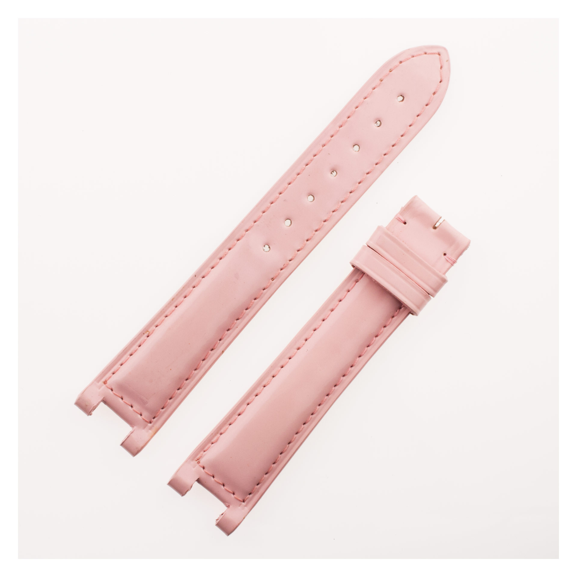 Cartier light pink patent leather strap (18.5mm x 17mm) image 1