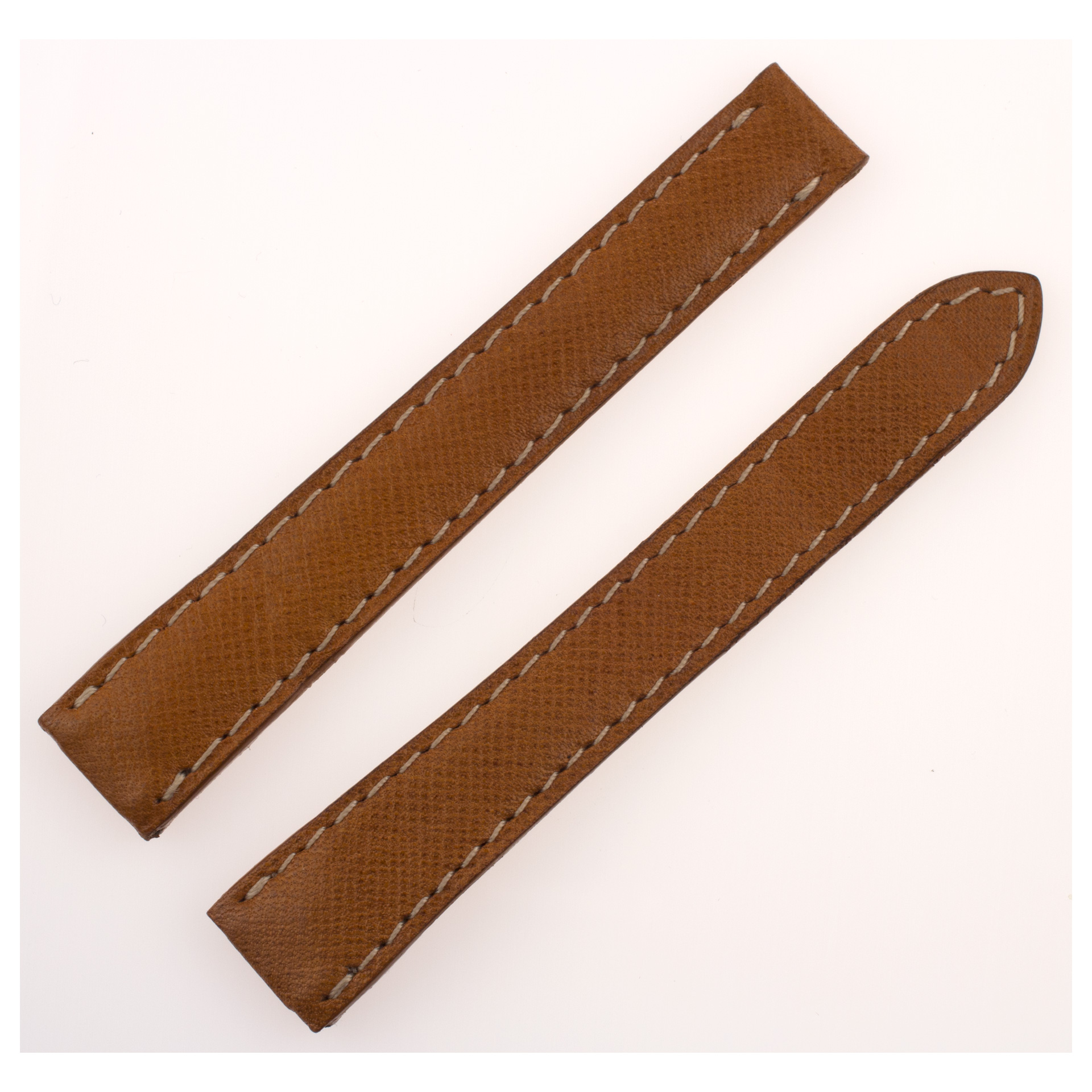 Cartier light brown leather strap (14mm x 12mm) image 1