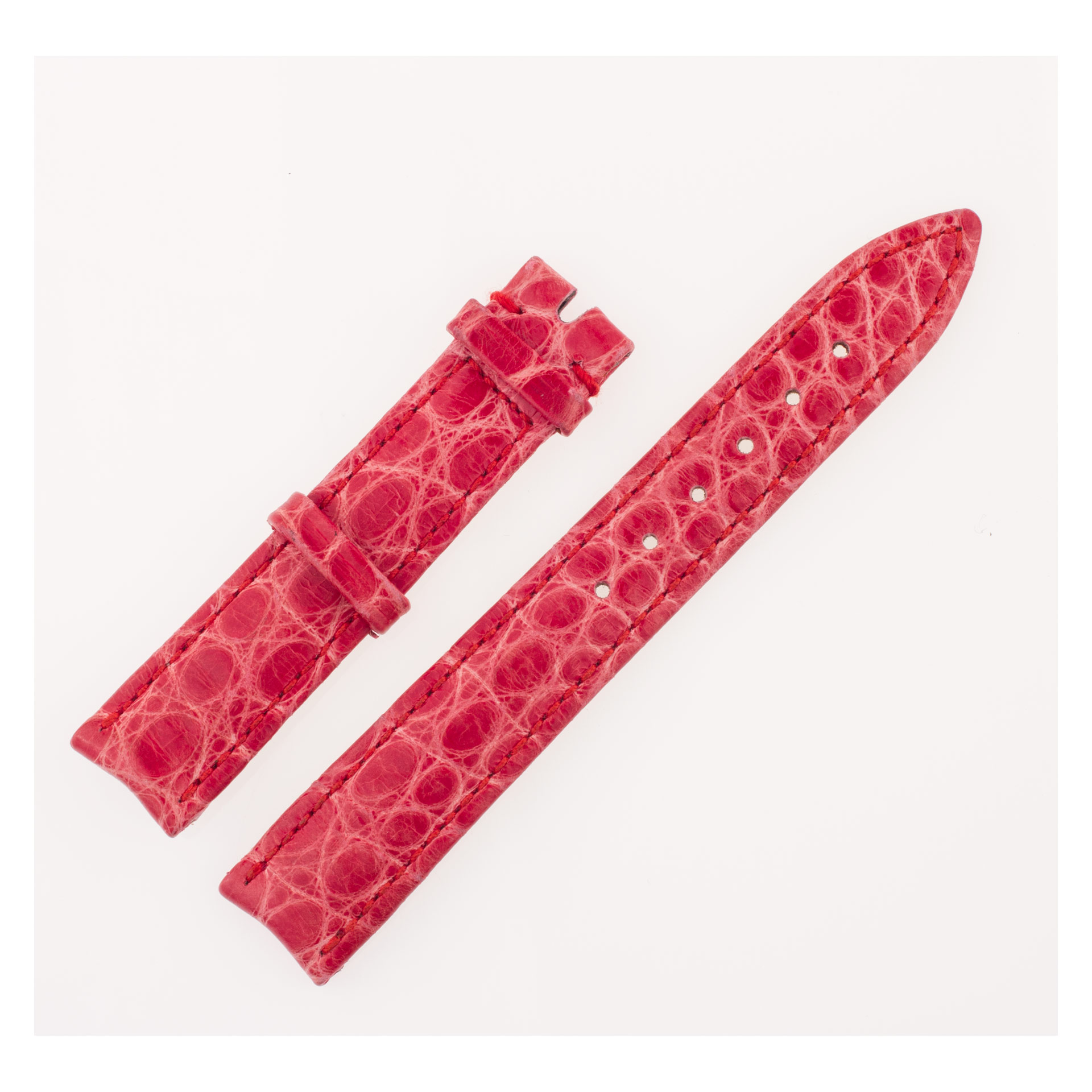 Chopard pink croco strap (15mm x 14mm) image 1