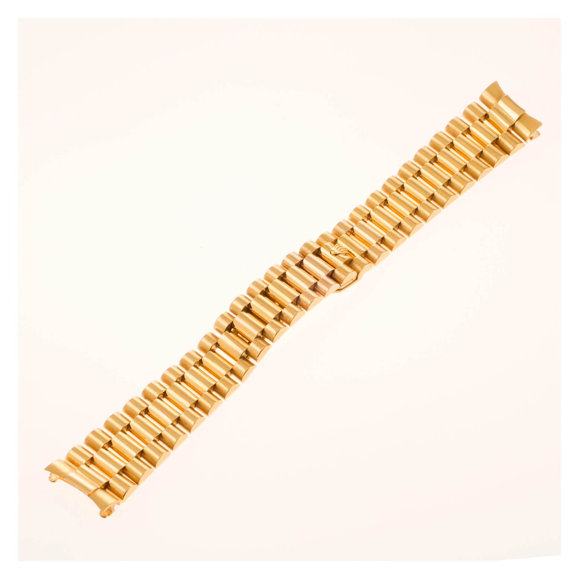 Custom Rolex President band Bracelet in 18k yellow gold image 1