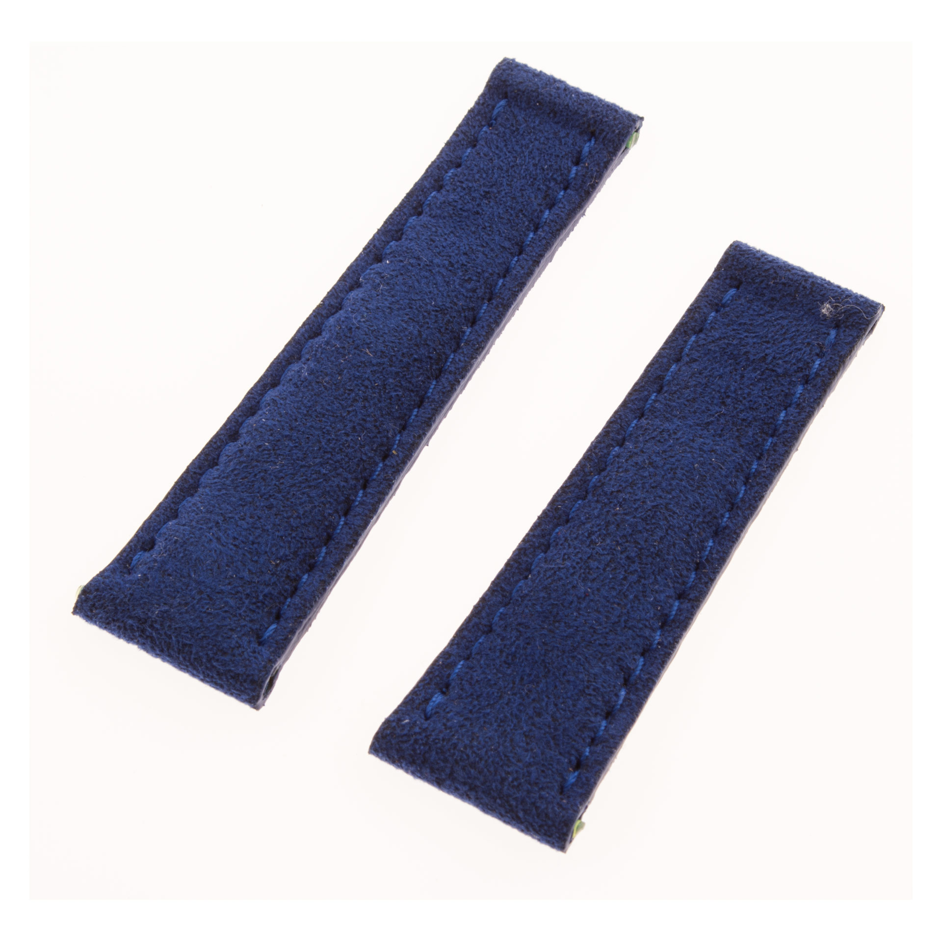 Rolex Daytona custom suede leather band deep blue (20x16) image 1
