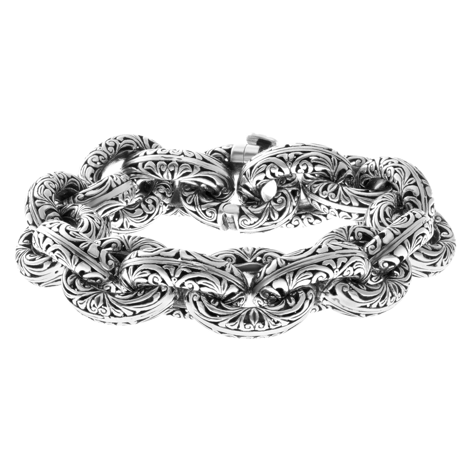 Konstantino Chunky link bracelet in sterling silver image 1