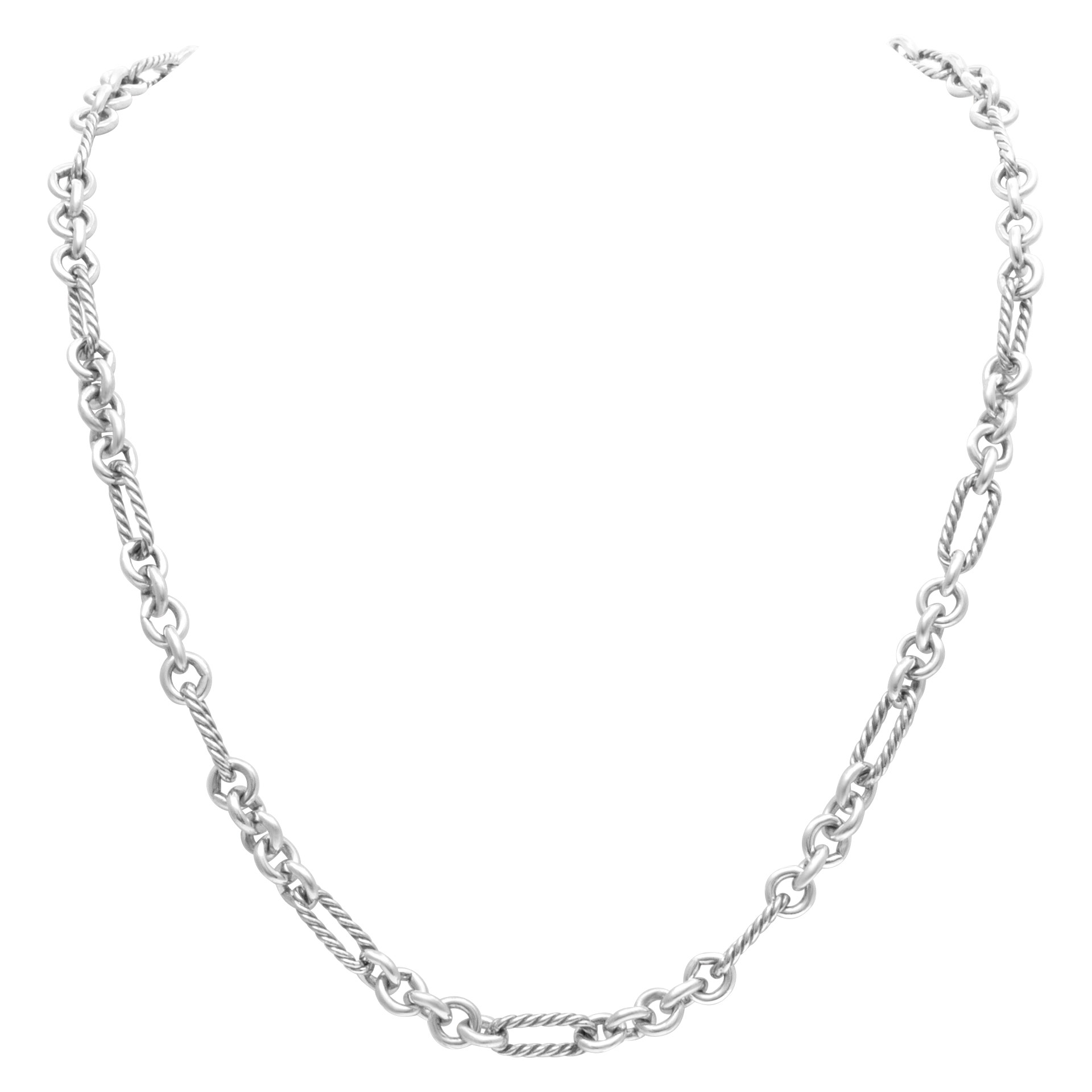 David Yurman Figaro necklace in sterling silver image 1
