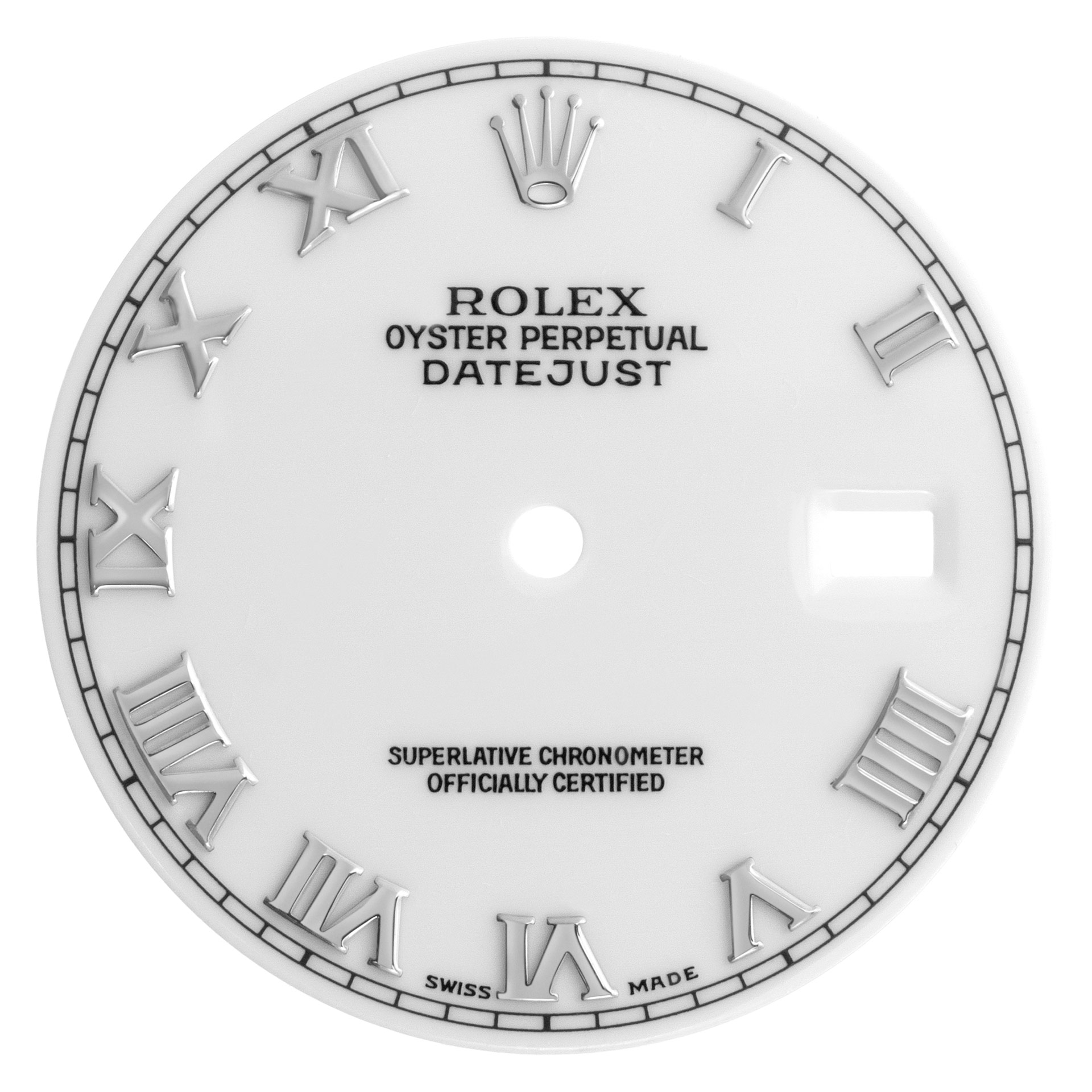 Rolex Datejust white Roman numeral dial image 1
