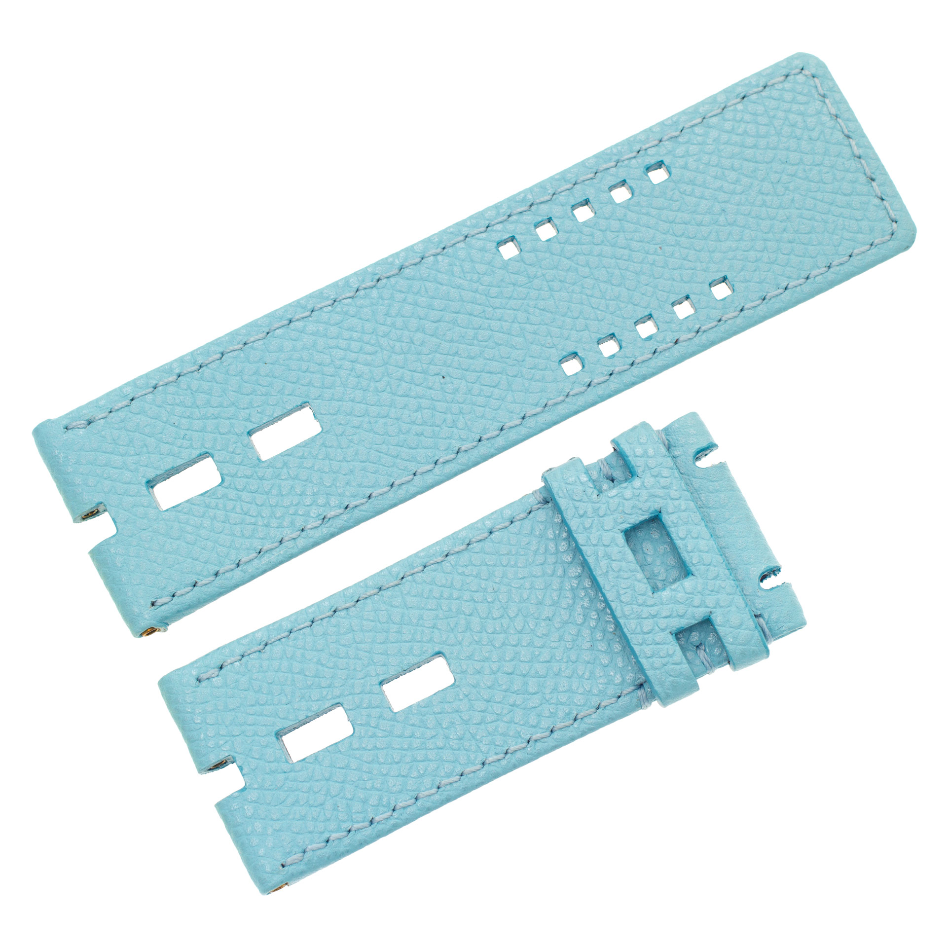 Roger Dubuis baby blue leather strap for Roger Dubuis Too Much at 28mm x 27mm image 1