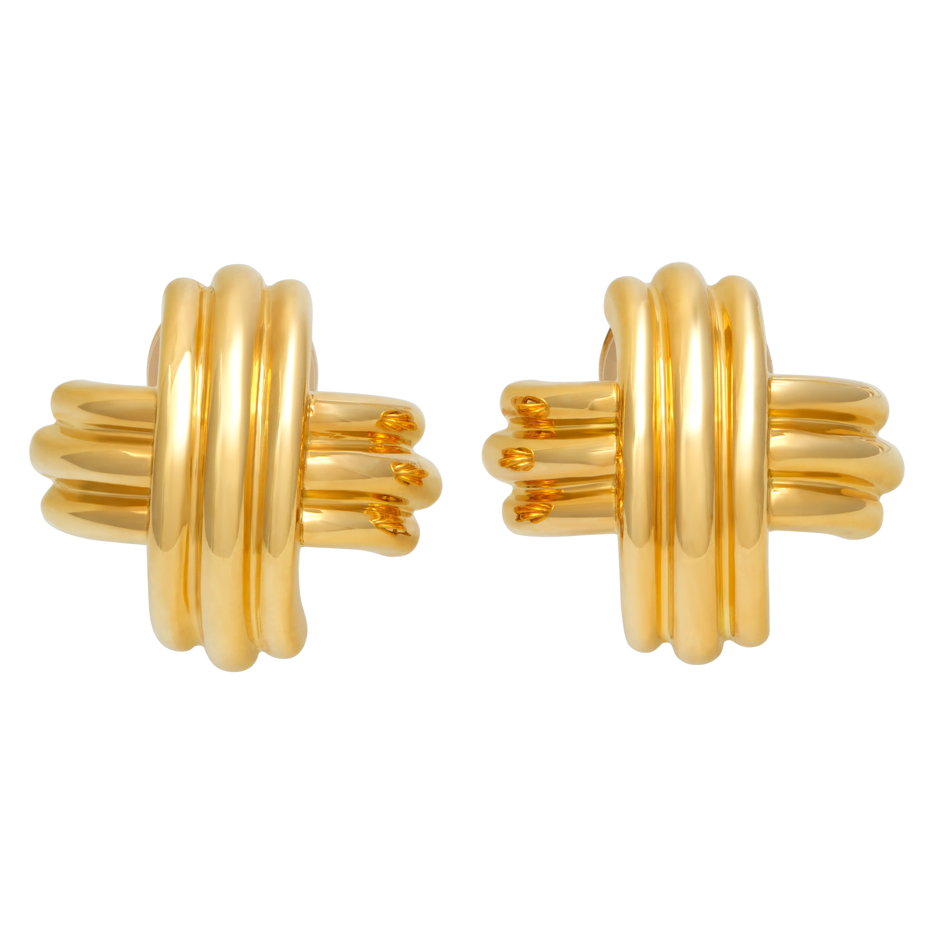 Tiffany & Co. Signature X collection earrings in 18k image 1