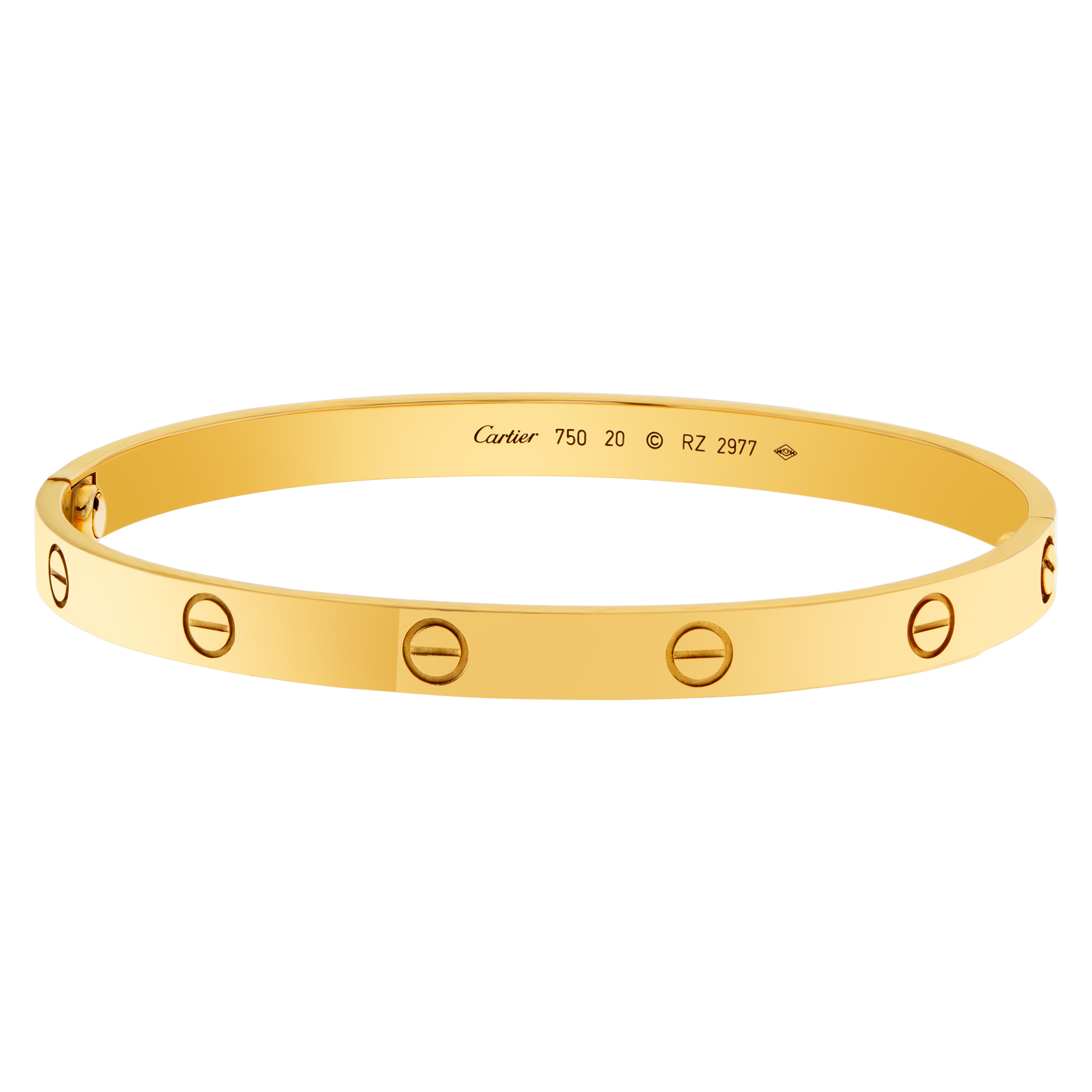 Cartier LOVE bracelet in 18k, size 20 image 1