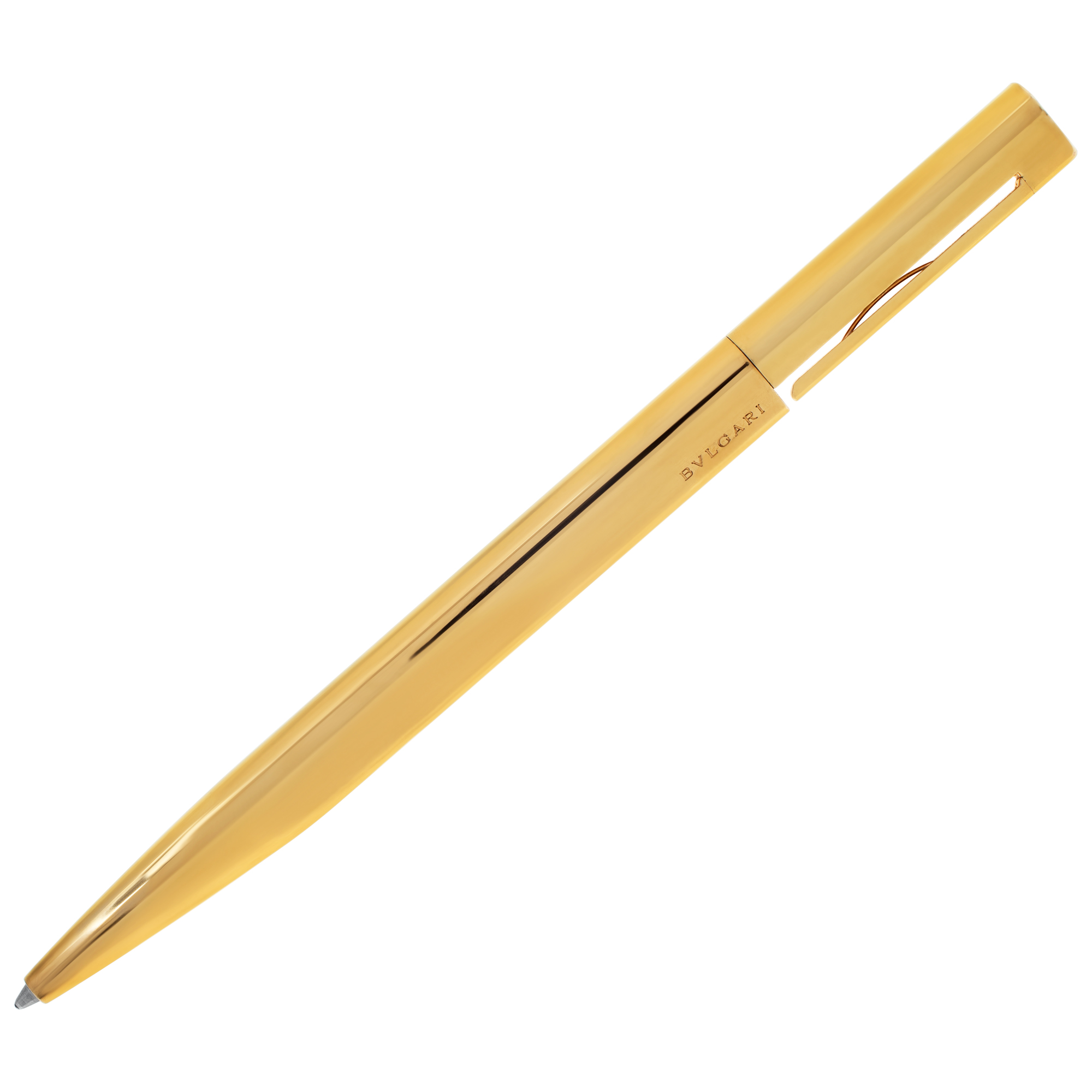 Bvlgari 18k yellow gold plated pen image 1