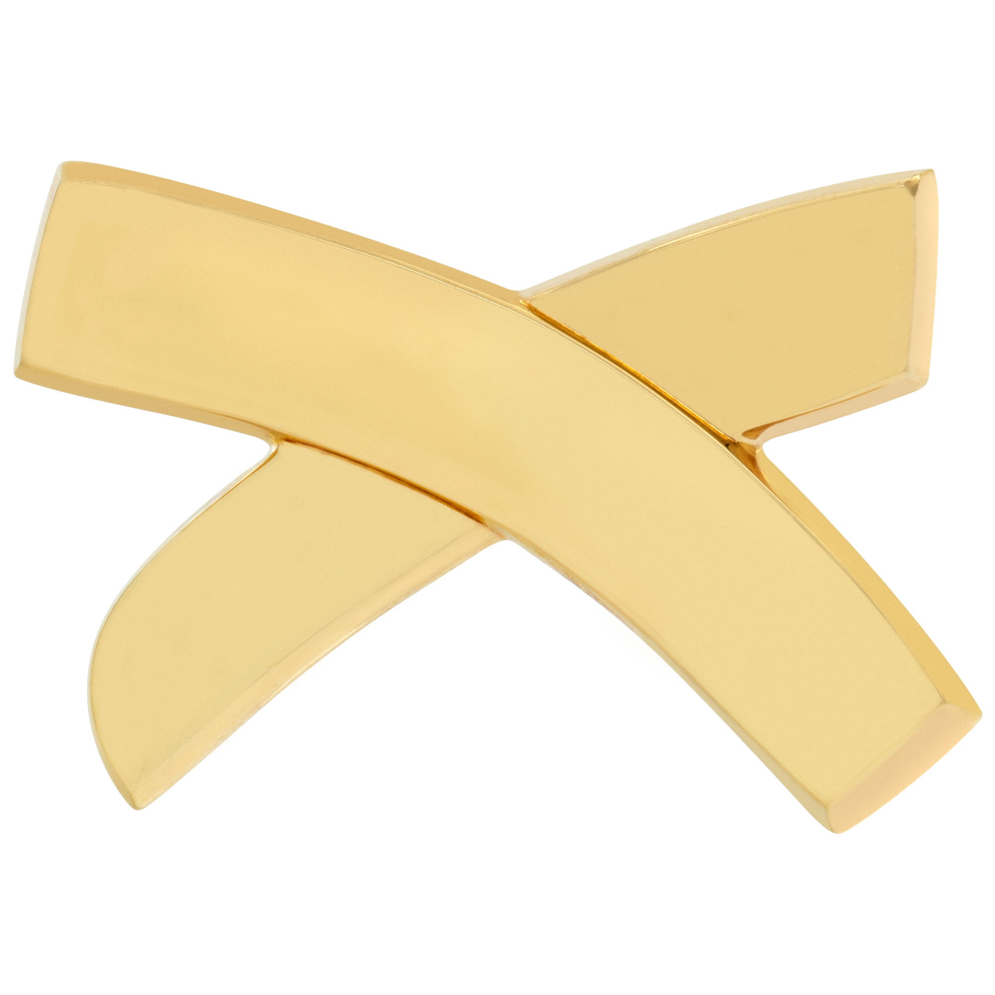 Tiffany & Co. by Paloma Picasso "Grafitti" Collection  X brooch in 18k image 1