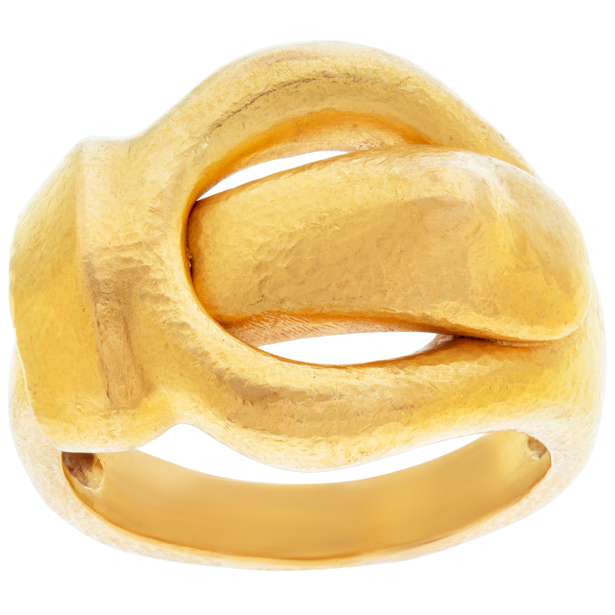  Vintage, Ilias Lalaouinis, Hand Hammered 18k ring image 1