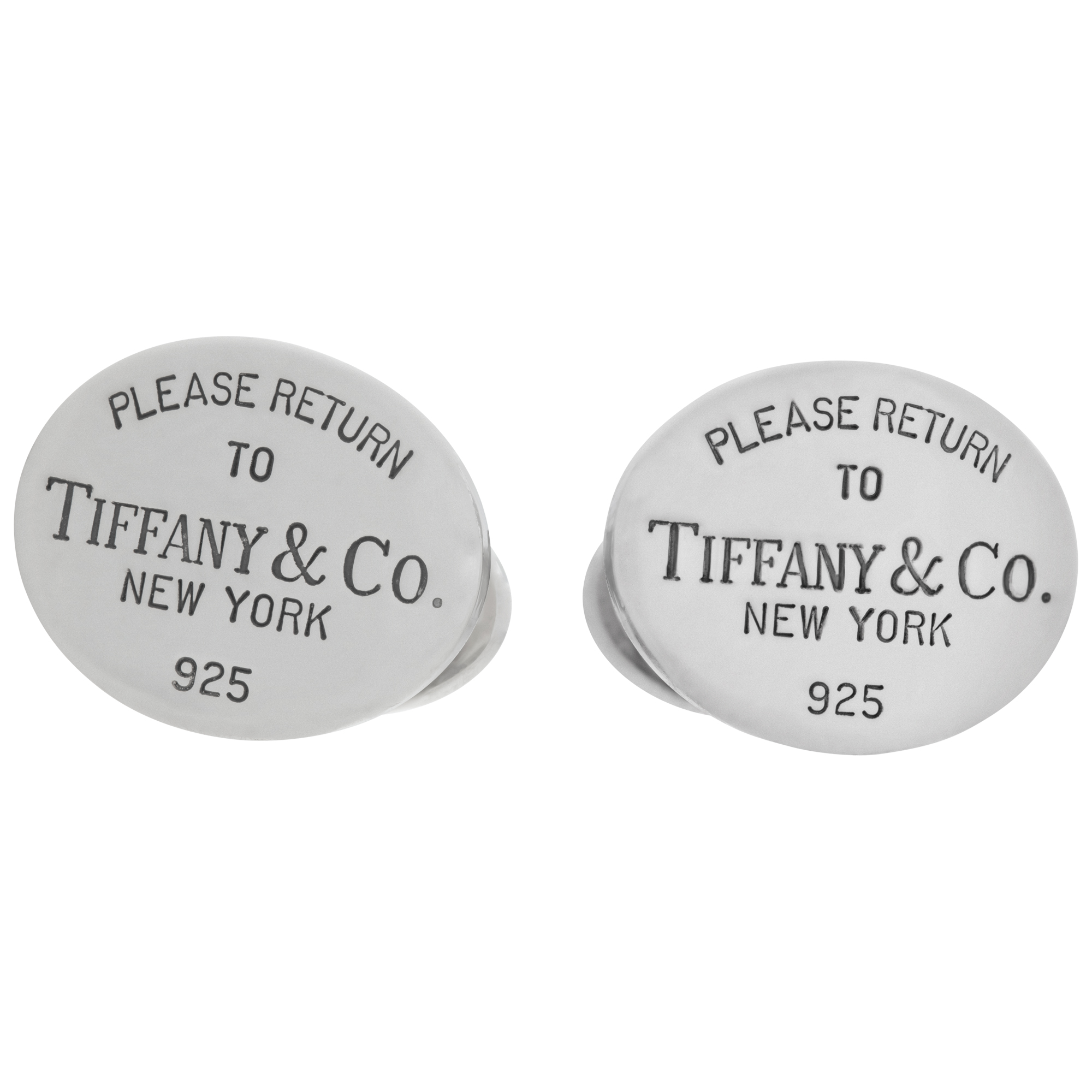 Tiffany & Co. cufflinks in sterling silver image 1