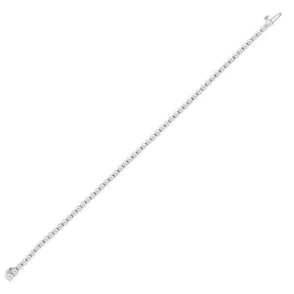 Diamond tennis bracelet  in 14k image 1