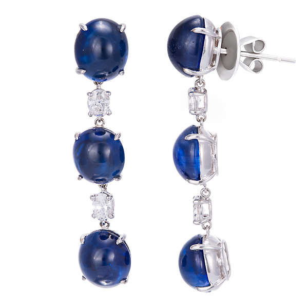 Blue Sapphire earrings image 1