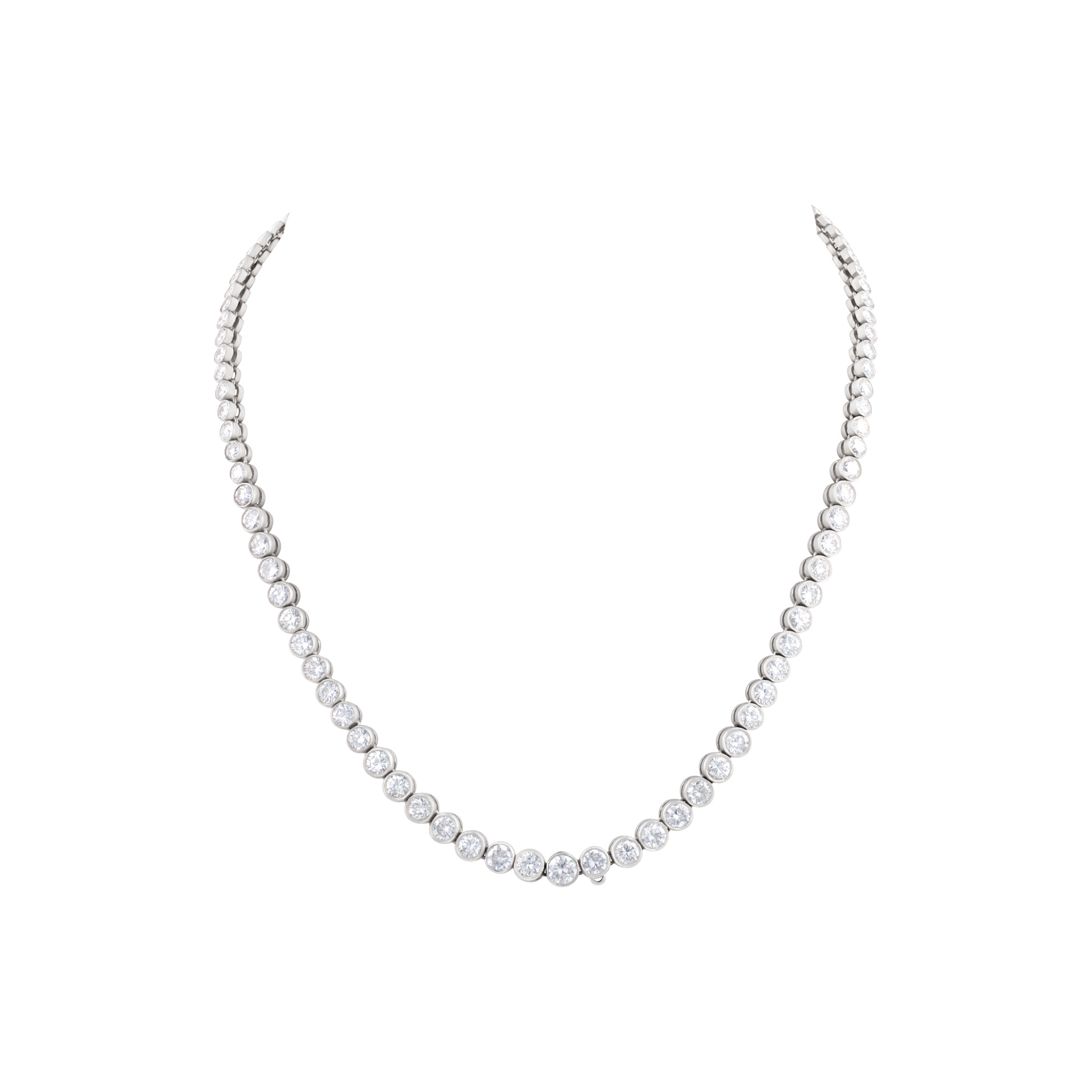 Diamond line necklace image 1