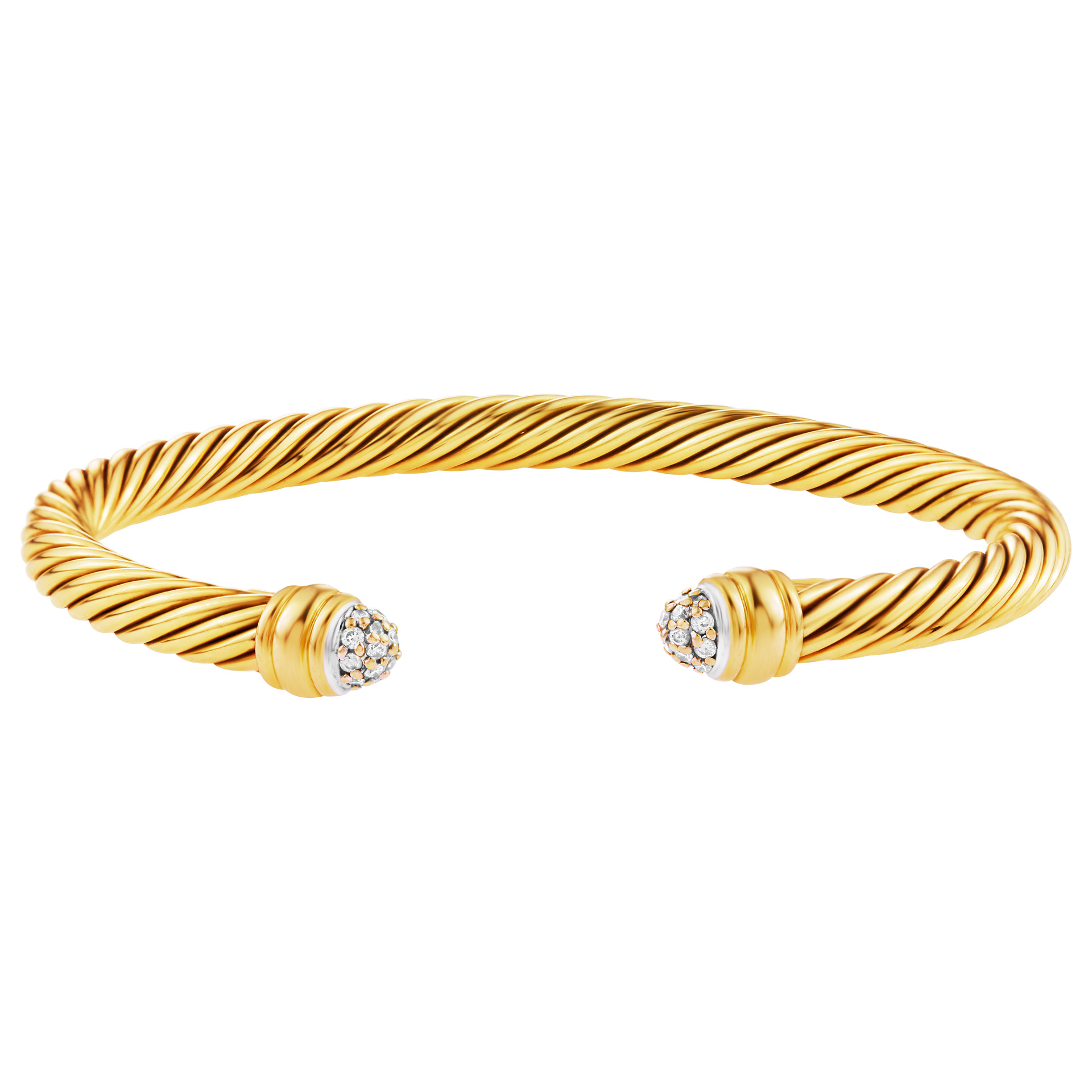 David Yurman Cable Classic bracelet with diamonds image 1