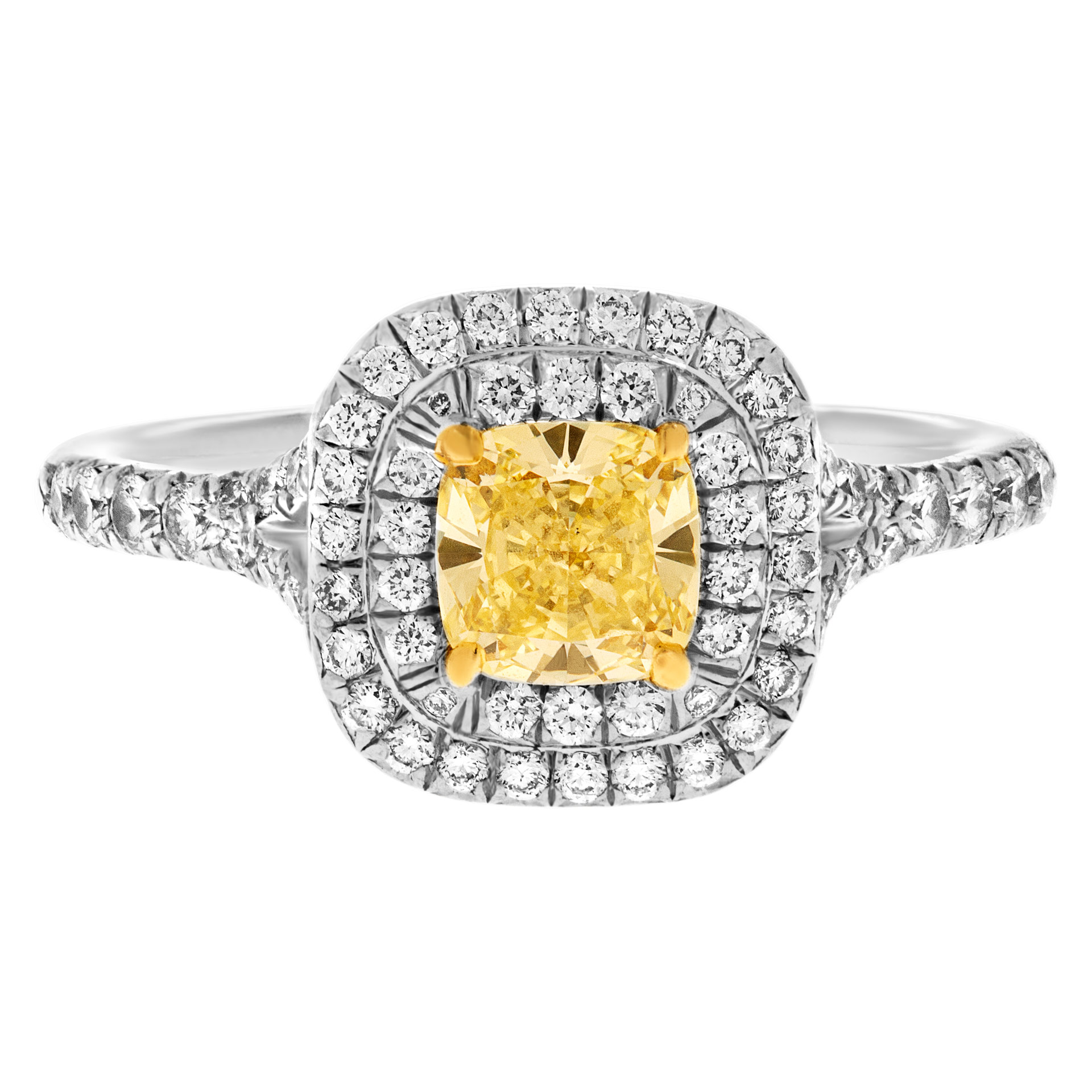 Tiffany & Co. Soleste fancy yellow diamond ring image 1