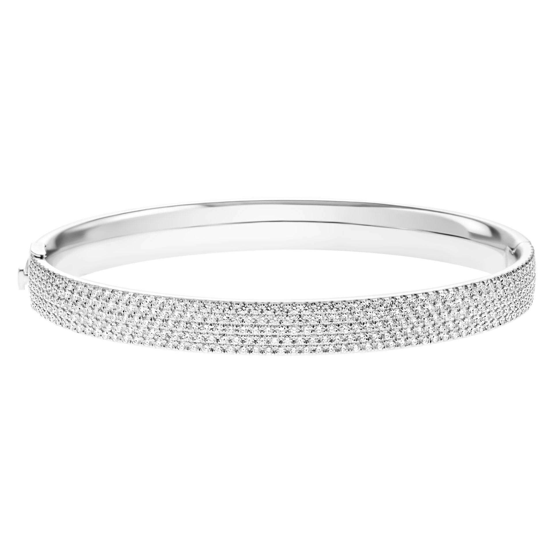 Tiffany & Co Metro diamond bangle in 18k white gold image 1