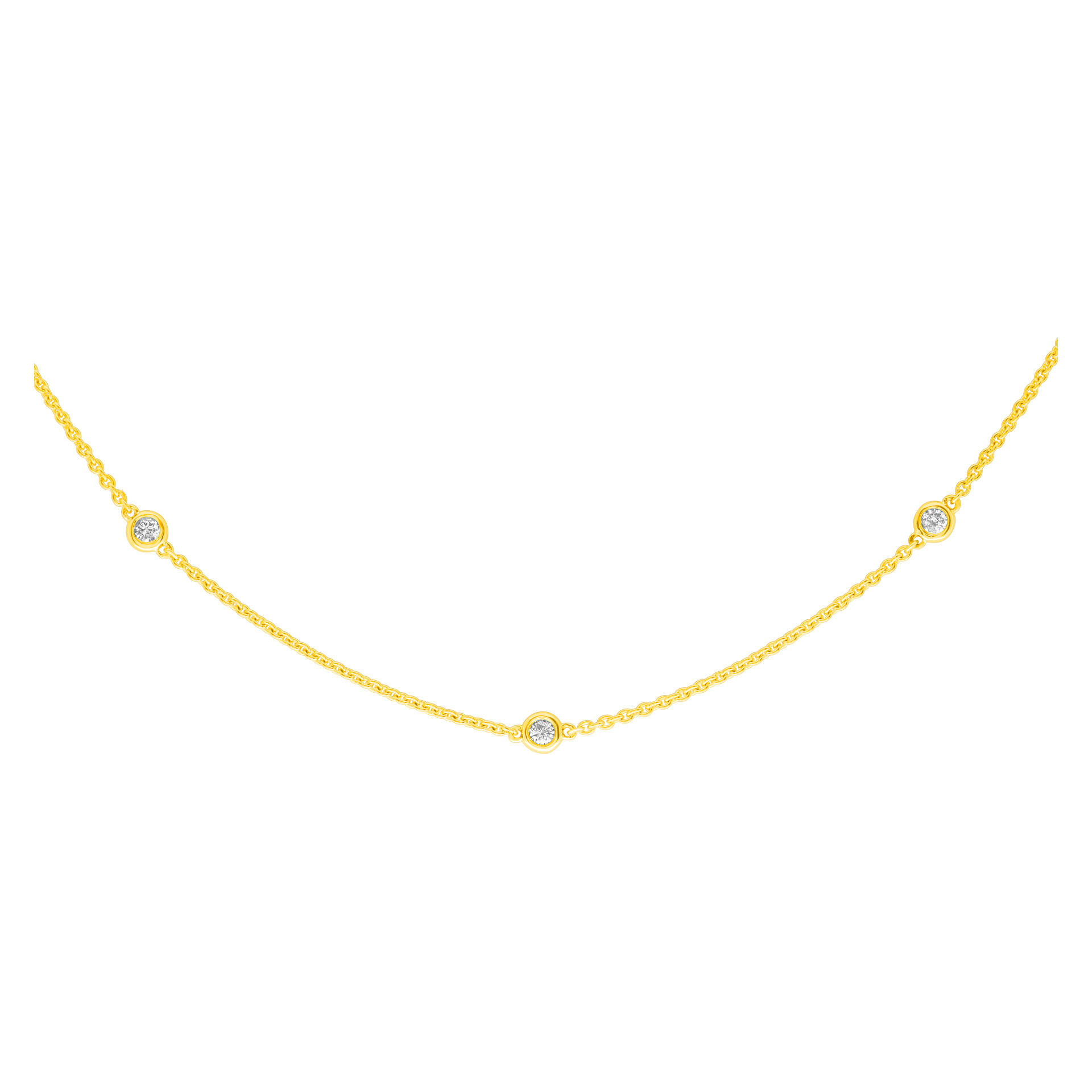 Diamonds by the yard in 14k yellow gold 1.05 ct in diamonds image 1