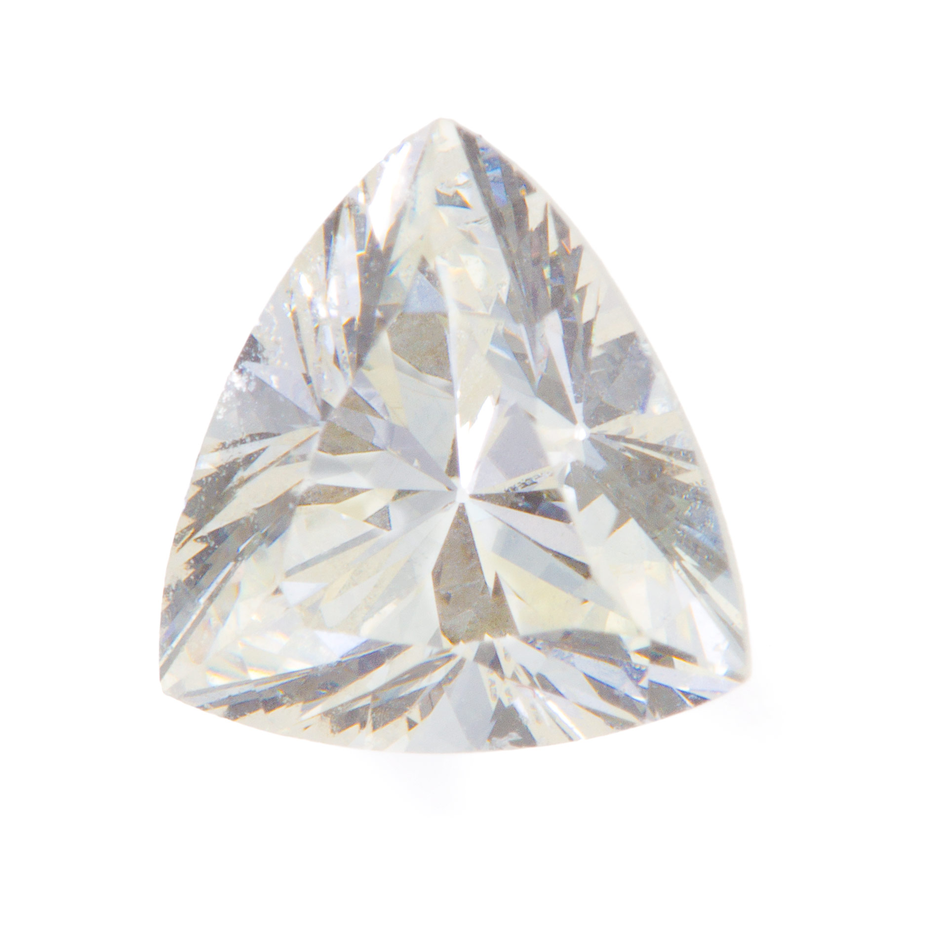 Triangle shaped diamond 0.54 ct (K color, VS1 clarity) image 1