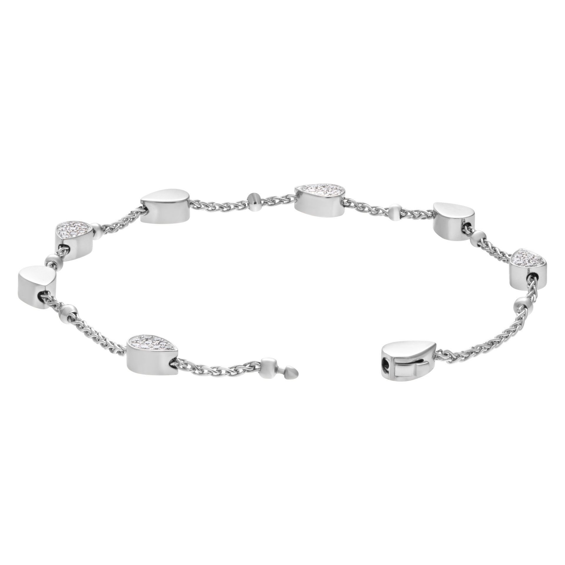Piaget Lucea diamond bracelet 18k white gold image 1
