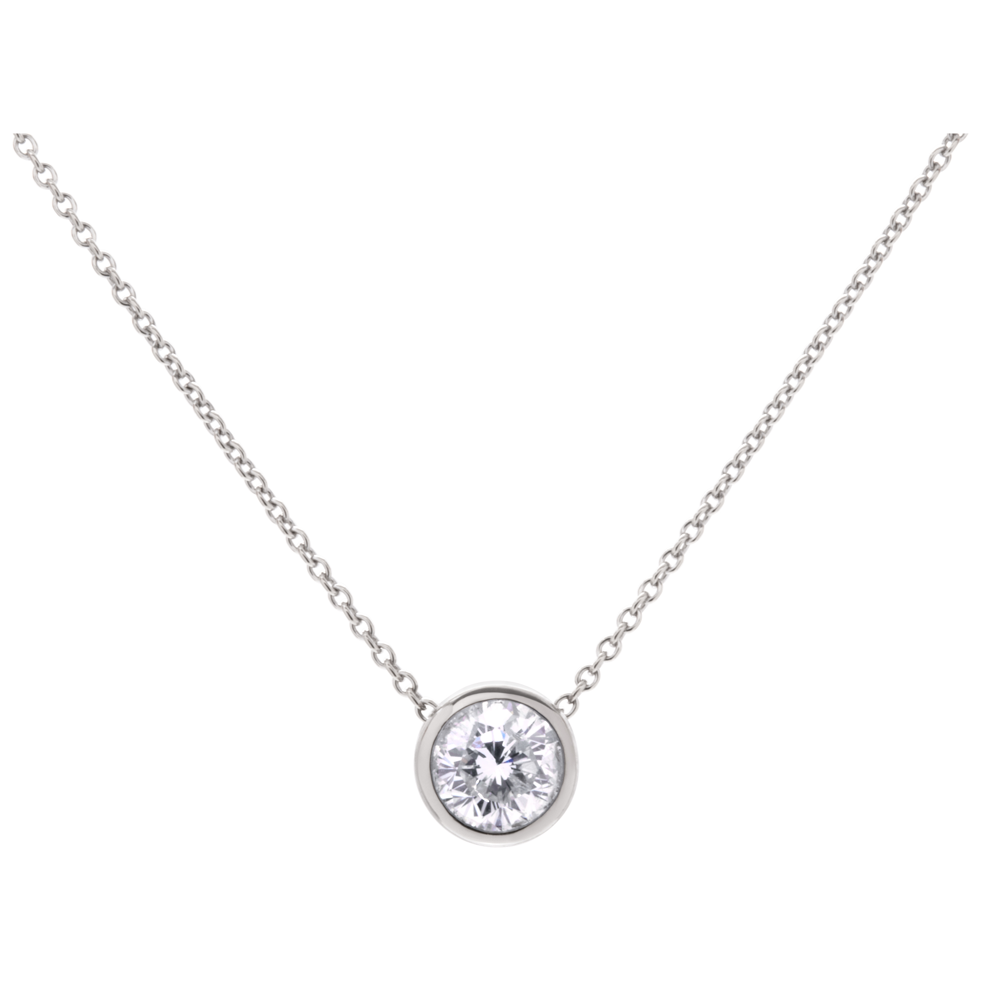 Diamond necklace approx 0.50 cts image 1