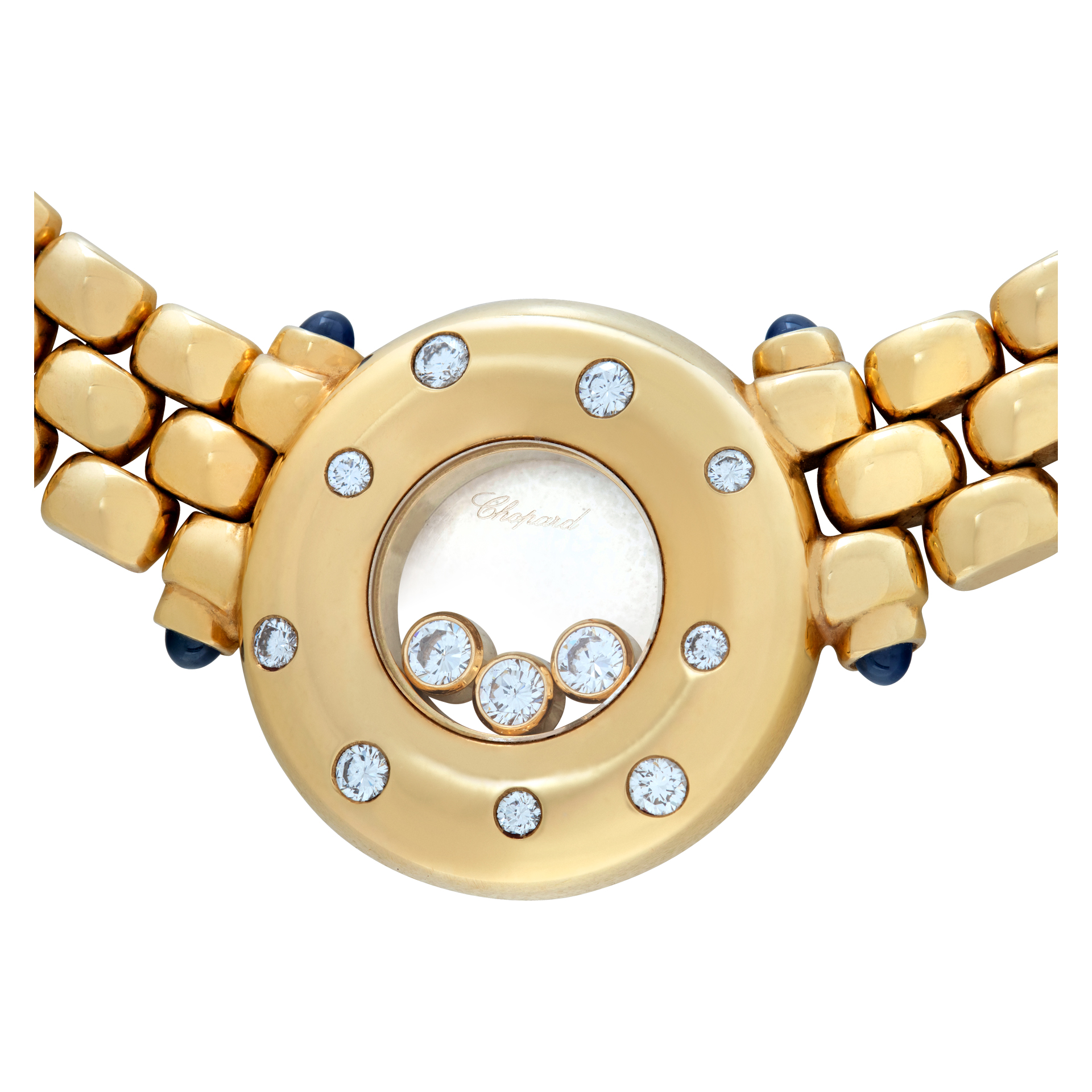 Chopard happy diamond necklace in 18k yellow gold image 1